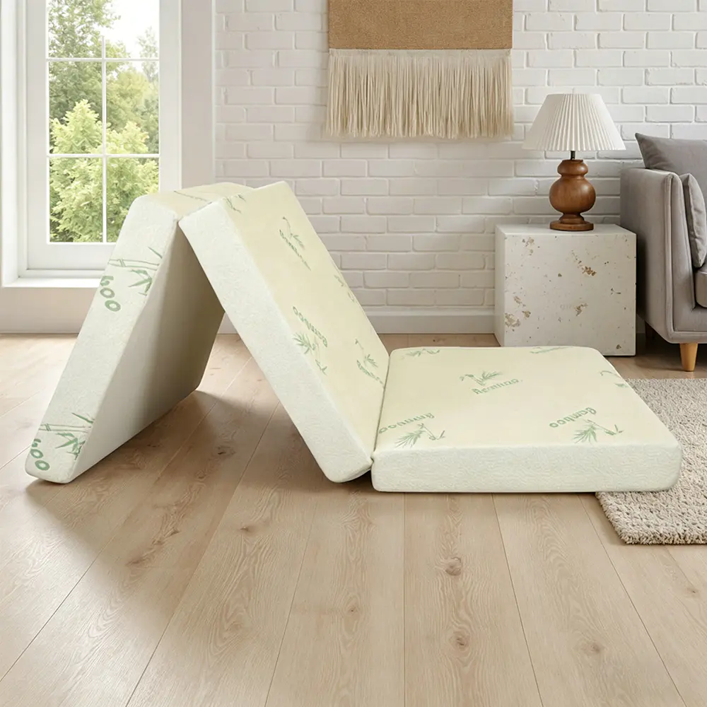 Matelas triple en mousse à mémoire de forme