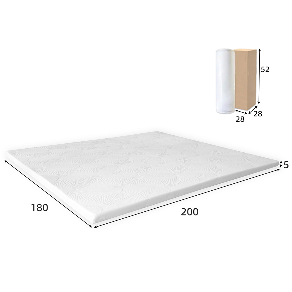 Matelas en mousse à mémoire de forme à rebond lent