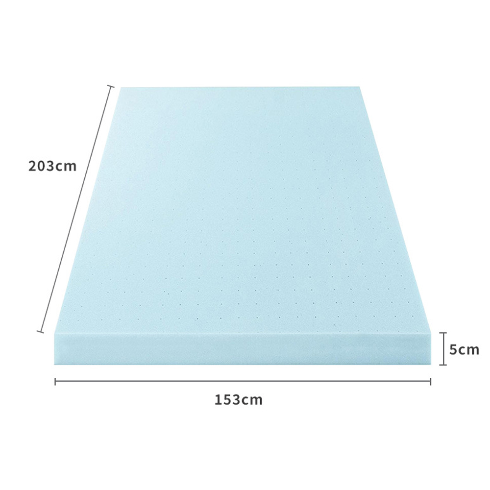 Matelas perforé en mousse à mémoire de forme gel