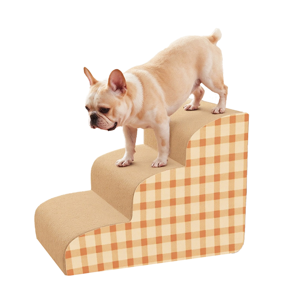 Escalier rayé pour animaux de compagnie