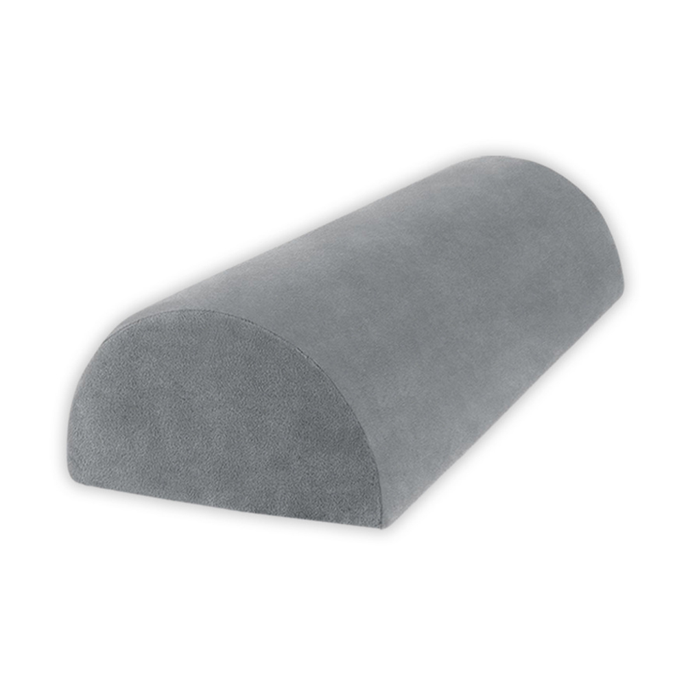 Oreiller de jambe en mousse à mémoire de forme gris