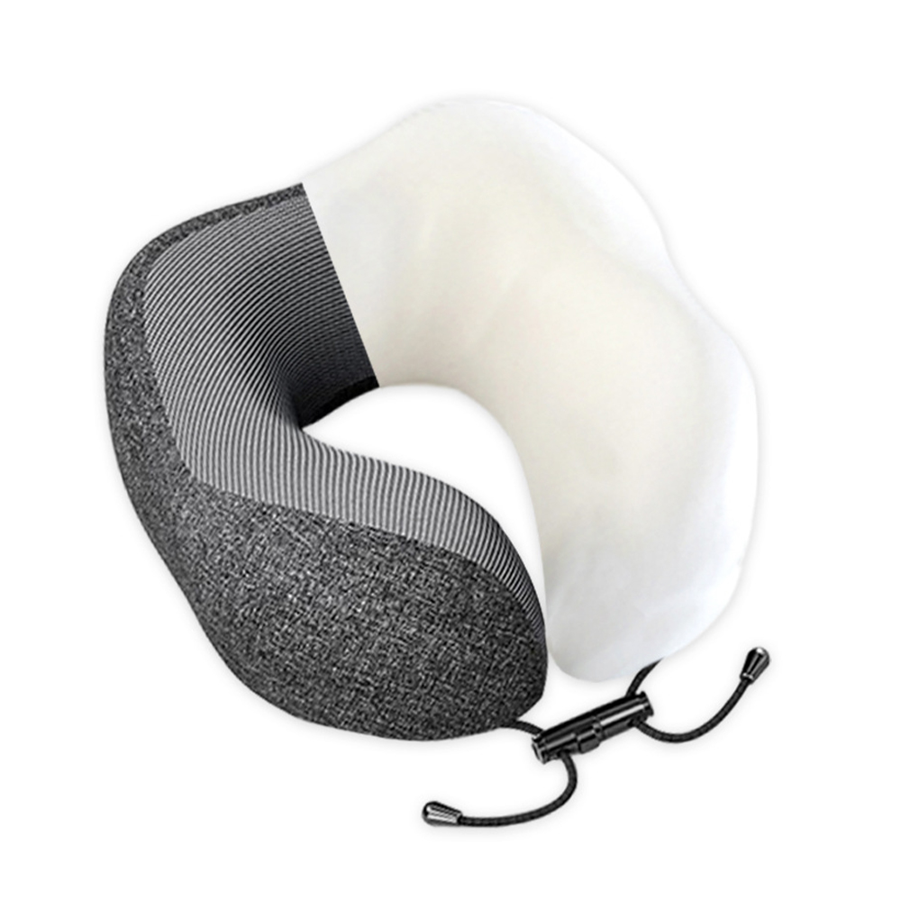 Oreiller cervical amovible en mousse à mémoire de forme en forme de U