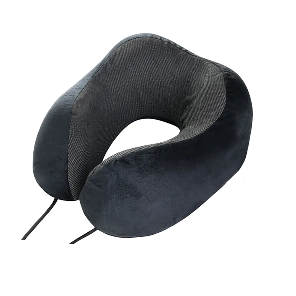 Oreiller cervical portable en mousse à mémoire de forme en forme de U