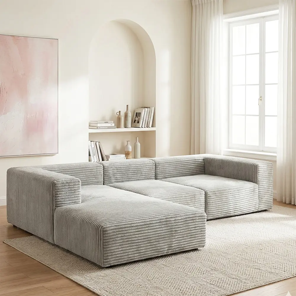 Canapé multiplace gris