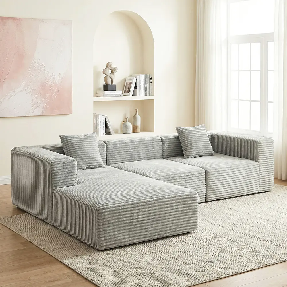 Canapé multiplace gris